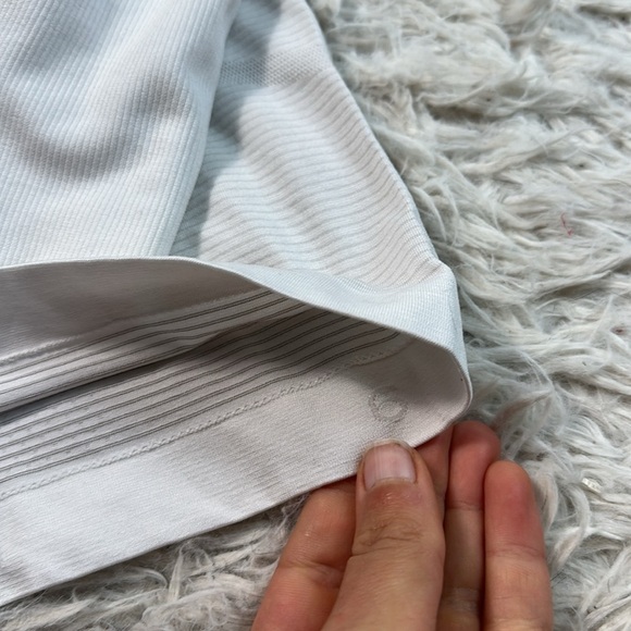 Lululemon Swiftly Tech Long Sleeve Crew Heathered White - Picture 3 of 5